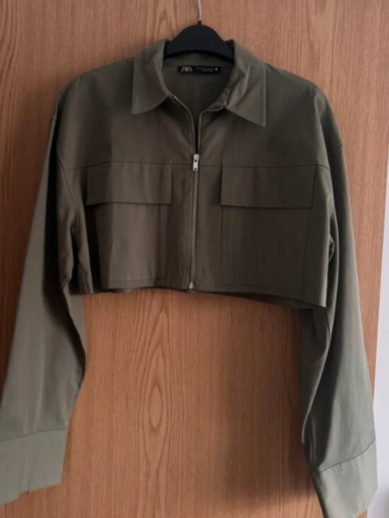 Zara Tops - Zara Cropped Jacket – Size XS
